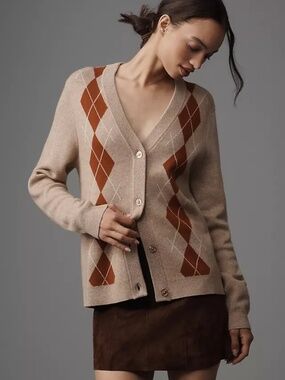 KULE- Deane long-sleeve v-neck wool-blend cardigan